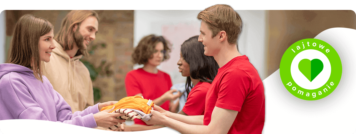 lajtowe pomaganie częścią Giving Tuesday