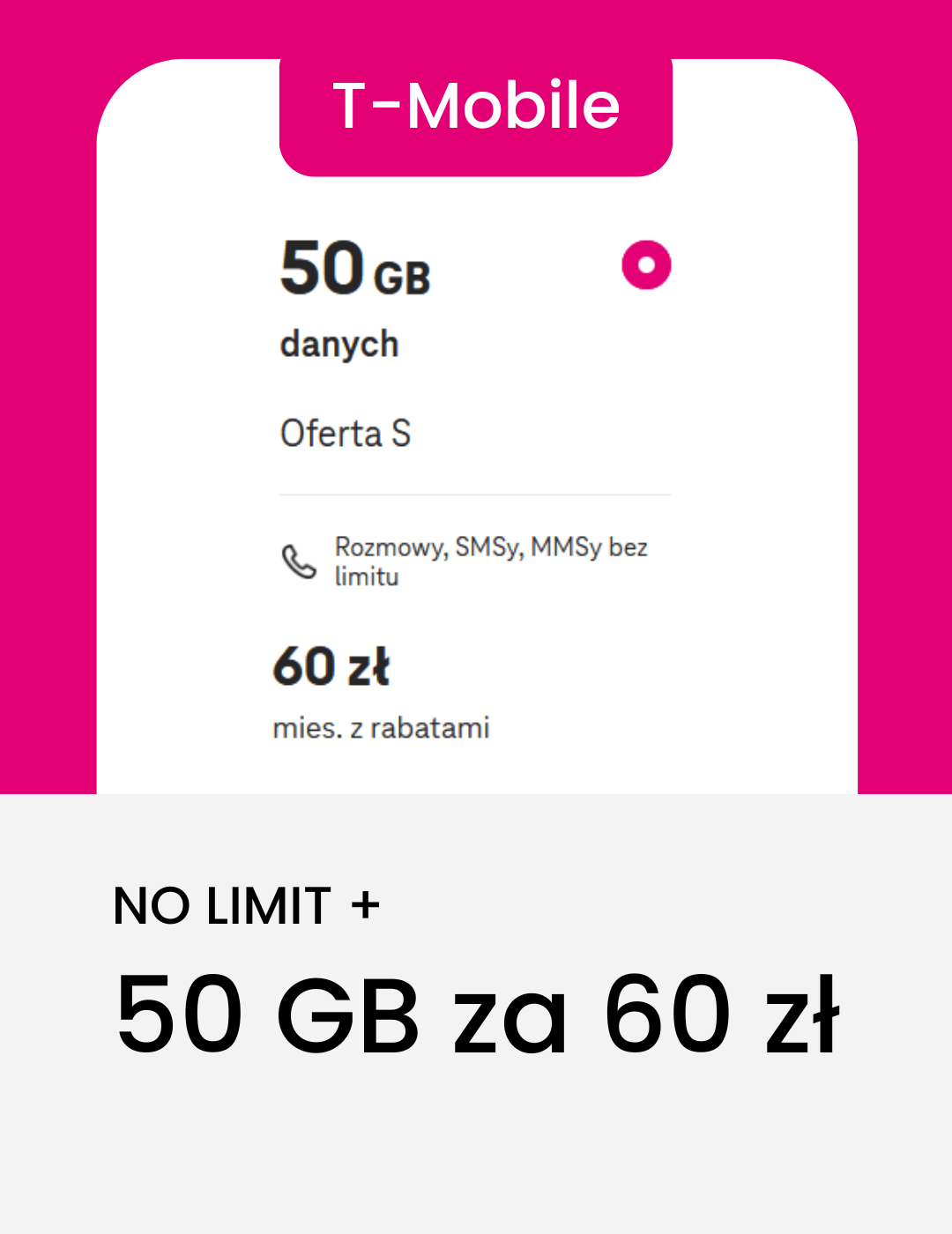 abonament komórkowy 50 GB w T-Mobile